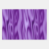 Elegant Kerstmis Paars/Lavender Satin Trendy Inpakpapier Vel (Voorkant)