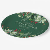Elegant Kerstmis Papieren Bordje (Gekanteld)