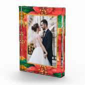 Elegant Kerstmis Poinsettias Aangepast Fotoblokken (Rechts)