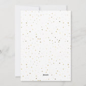 Elegant Kerstmis Script Gouden Ornament Feestdagenkaart (Achterkant)