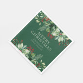 Elegant Kerstmis Servet (Hoek)