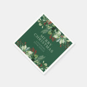 Elegant Kerstmis Servet (Hoek)