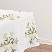 Elegant Kerstmis Snowflake Pattern Gold en White