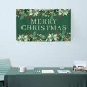 Elegant Kerstmis Spandoek (Beurs)
