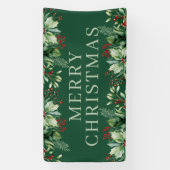 Elegant Kerstmis  Spandoek (Verticaal)