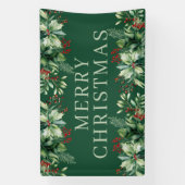 Elegant Kerstmis Spandoek (Verticaal)