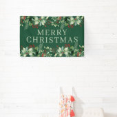 Elegant Kerstmis Spandoek (Insitu)
