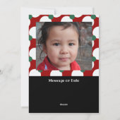 Elegant Kerstmis Telefoon Gepersonaliseerd Feestdagenkaart (Achterkant)