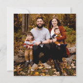 Elegant Kerstmis Waterverf met grote fotokaart (Achterkant)