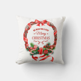Elegant Kerstmis Wreath Pillow Kussen