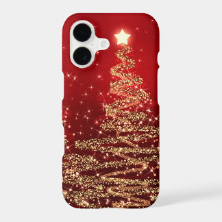 Elegant kerstmousserende bomen rood