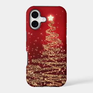 Elegant kerstmousserende bomen rood