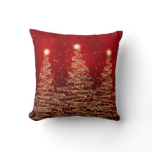 Elegant kerstmousserende bomen rood