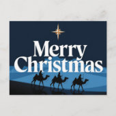 Elegant kerstontwerp - De ster van Bethlehem Briefkaart (Voorkant)