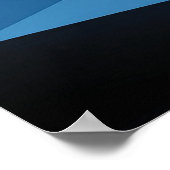 Elegant kerstontwerp - De ster van Bethlehem Poster (Hoek)