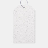 Elegant Kerstornament Cadeaulabel (Achterkant)