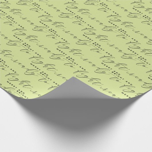 Elegant kerstpapier cadeaupapier (Hoek)