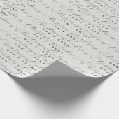 Elegant kerstpapier cadeaupapier (Hoek)