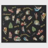  elegant kerstpapier cadeaupapier (Vlak)