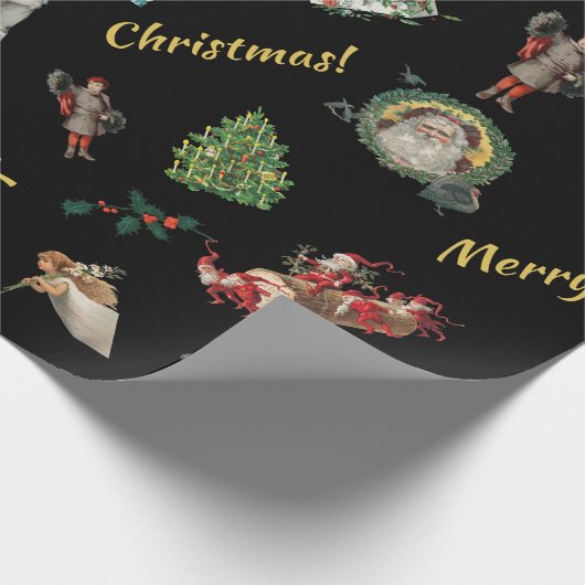  elegant kerstpapier cadeaupapier (Hoek)