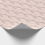 Elegant kerstpapier cadeaupapier (Hoek)