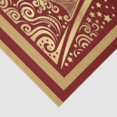 Elegant kerstpapier tissuepapier (Detail)