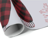 Elegant kerstpatroon cadeaupapier (Rol Hoek)