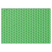 Elegant kerstpatroon op groene tafelkleed (Voorkant (Horizontaal))