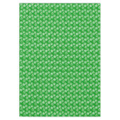 Elegant kerstpatroon op groene tafelkleed (Voorkant)