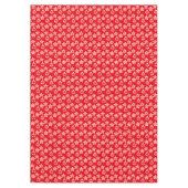 Elegant kerstpatroon op rode tablet tafelkleed (Voorkant)