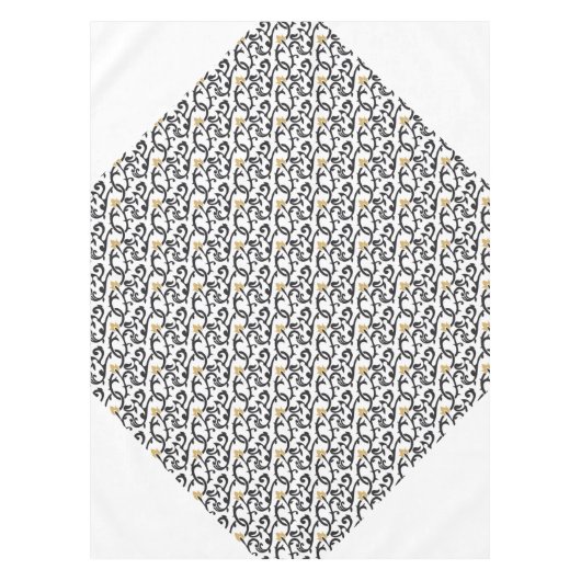 Elegant kerstpatroon tafelkleed (Voorkant)