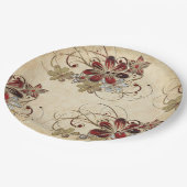 Elegant kerstpoinsettia Bord (Gekanteld)