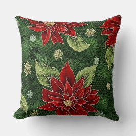 Elegant kerstpoinsettia Sierkussen