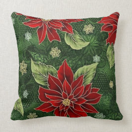 Elegant kerstpoinsettia Sierkussen