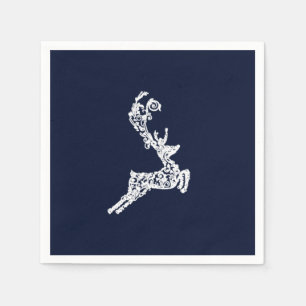 Elegant kerstrendierfeestdag servetten