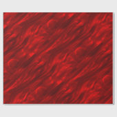 Elegant kerstrood faux satin cadeaupapier (Vlak)