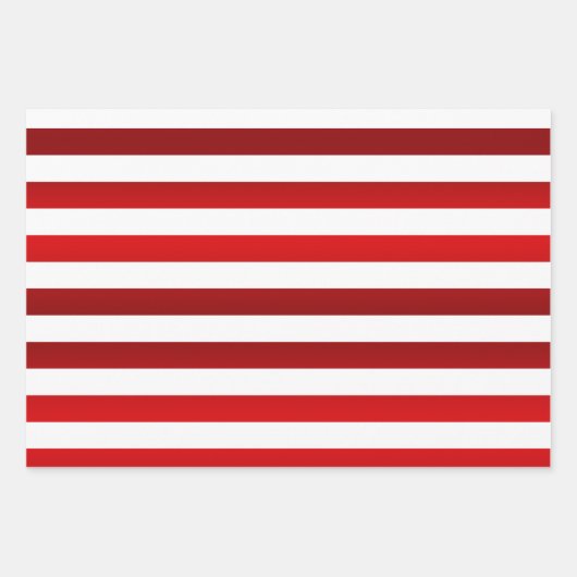 Elegant kerstrood met wit patroon inpakpapier vel (Voorkant 3)