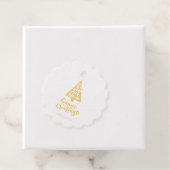 Elegant kerstseizoenen Gegroet F Bedankjes Labels (Met doos)