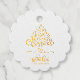 Elegant kerstseizoenen Gegroet F Bedankjes Labels