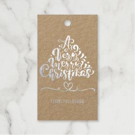 Elegant  kerstseizoenen Gegroet F Cadeaulabels