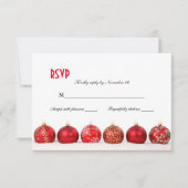 Elegant kerstsierpartij RSVP (Voorkant)
