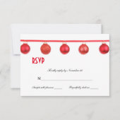 Elegant kerstsierpartij RSVP (Voorkant)