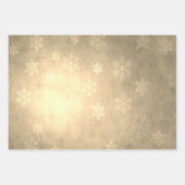Elegant kerstsnowflak-patroon inpakpapier vel (Voorkant 2)