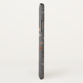 Elegant kerstsnowflak roos goud Case-Mate iPhone case (Achterkant / rechts)