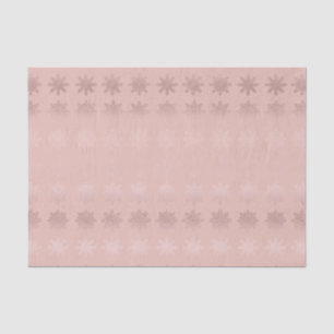 Elegant kerstsnowflak roos goudpatroon tissuepapier