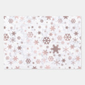 Elegant kerstsnowflake marmerpatroon inpakpapier vel (Voorkant)