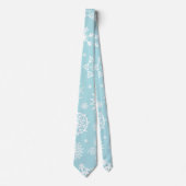 Elegant kerstsnowflakes | Necktie Stropdas (Voorkant)