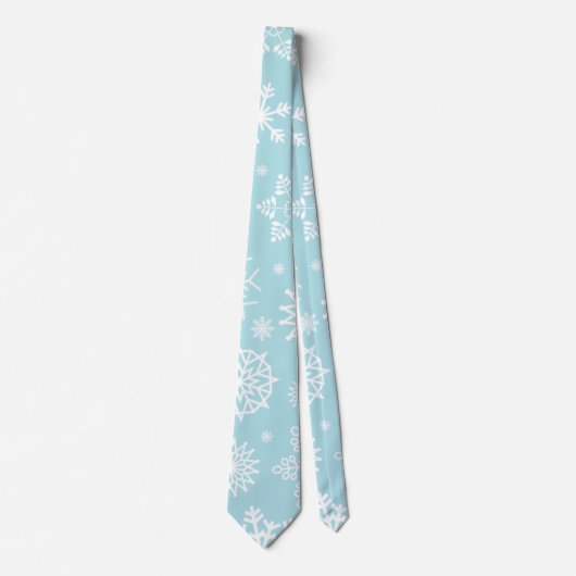 Elegant kerstsnowflakes | Necktie Stropdas (Voorkant)
