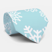 Elegant kerstsnowflakes | Necktie Stropdas (Opgerold)