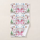 Elegant kerstsprookje bad handdoek (Handdoek)